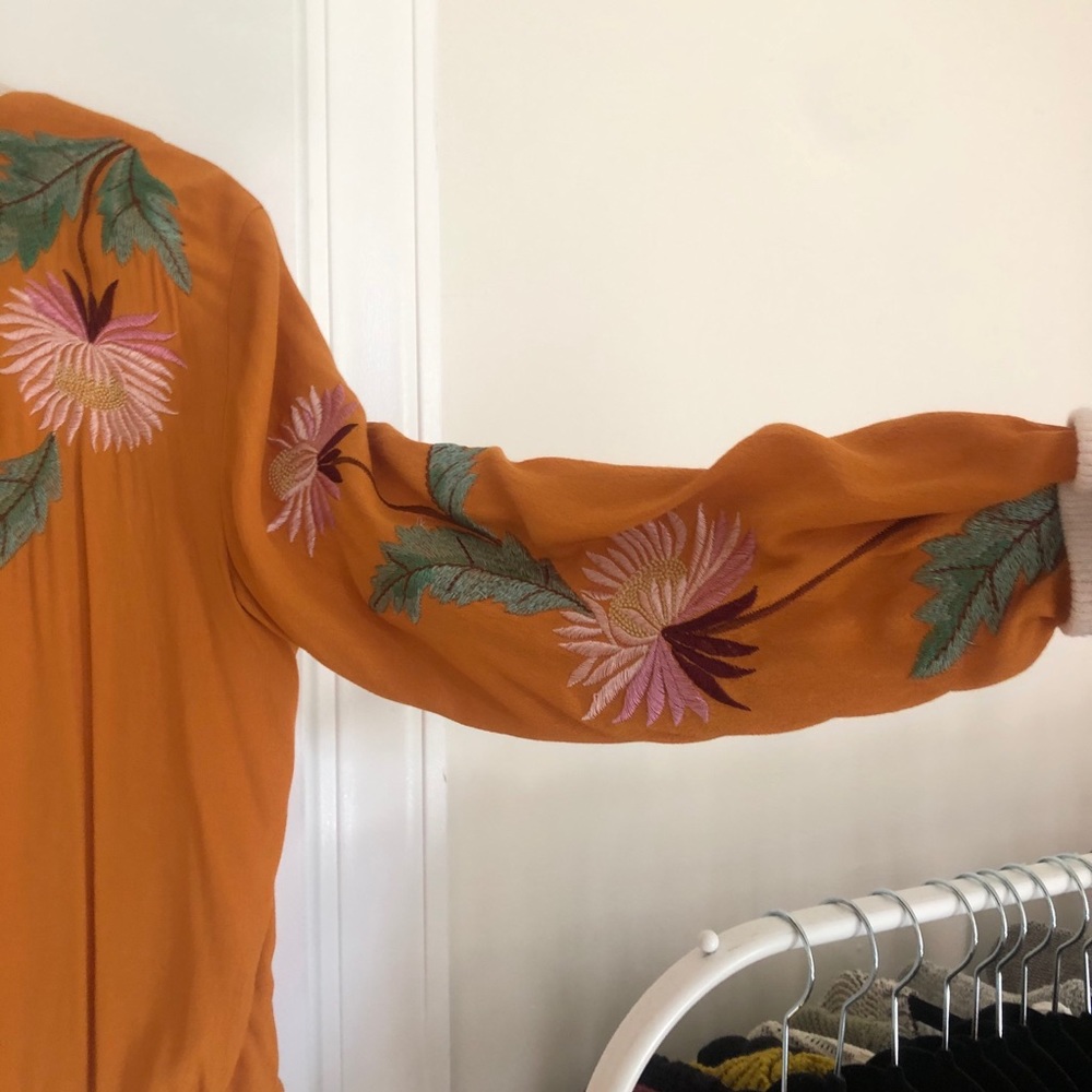 Embroidered Bomber Jacket - Picture 8 of 8